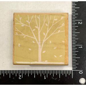 Hero Arts E1984 Tree III Rubber Stamp Fall Leaf Autumn